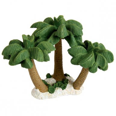 Zolux dekoracja wysepka z palmami 13,5x10x9,5cm