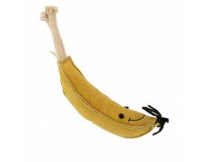Barry King skórzany banan zabawka dla psa 26cm