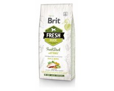 Brit Fresh Active kaczka i proso dla aktywnych dorosłych psów