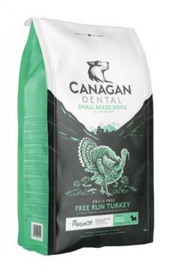 Canagan Small Breed Dental Free Run Turkey karma dentystyczna dla małych psów z indykiem