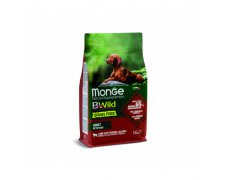 Monge Dog Bwild Grain Free karma dla psów dorosłych wszystkich ras jagnięcina z groszkiem i ziemniakami