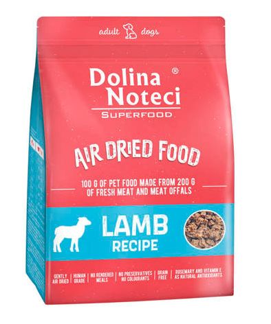 Dolina Noteci Superfood suszona karma z jagnięciną dla psa 1kg