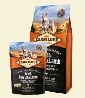Carnilove Dog Fresh Ostrich & Lamb for Small Breed 