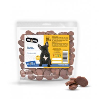Hau&Miau Pausesnack Talarki wołowe dla psa 500g