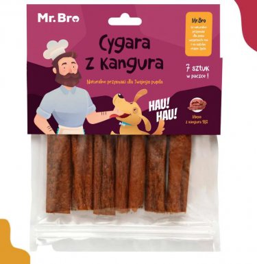 Mr.Bro Cygara z Kangura Przysmak Dla Psa 7szt 175g
