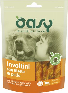 Oasy Twist z kurczaka naturalny przysmak dla psa 100g