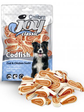 Calibra Joy Classic Cod & Chicken Sushi 80g