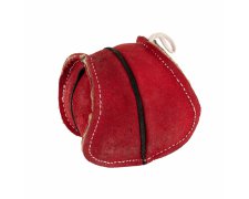 Barry King Zabawka dla psa piłka skórzana czerwona 8x8cm