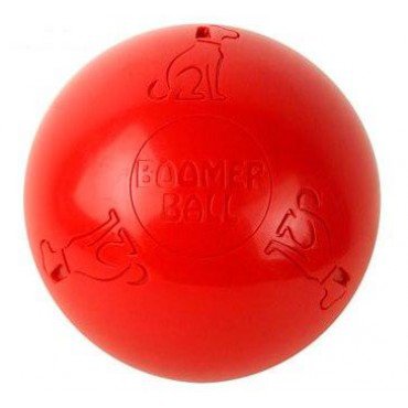 Boomer ball "uciekająca"piłka dla psów czerwona