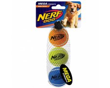 Nerf Piłki tenisowe piszczące dla psa 5cm 3 sztuki 