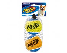 Nerf Zestaw piszczących piłek tenisowych dla psa 7,5cm 2 sztuki