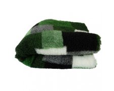 Dry Bed Patchwork Antypoślizgowe półprzepuszczalne legowisko dla psów zielony 28mm