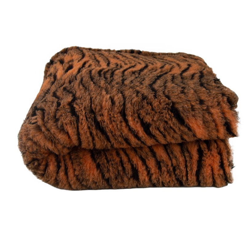 Dry Bed Antypoślizgowe półprzepuszczalne legowisko dla psów tygrysi pomarańcz 28mm