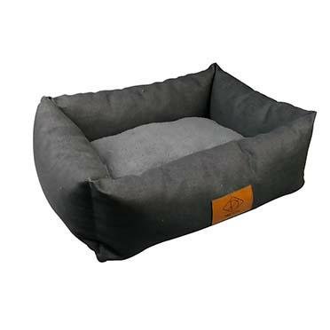 D&D legowisko sofa dla psa czarna 48x38x18cm 