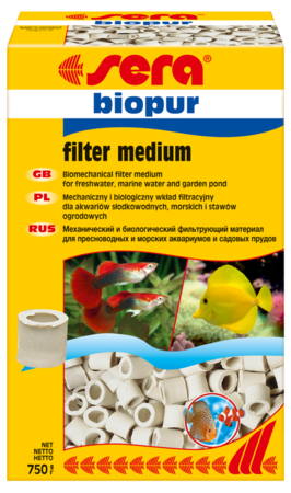 Sera Biopur 750g - wkład filtrujący do filtrów wewnętrznych i zewnętrznych