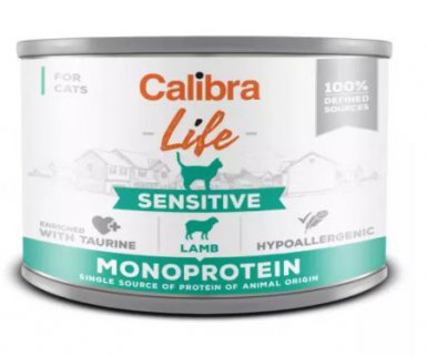 Calibra Cat Life Sensitive monoproteinowa karma mokra dla kota 200g