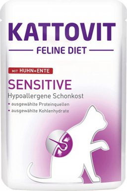 Kattovit Feline Diet Sensitive karma mokra dla wrażliwych kotów saszetka 85g