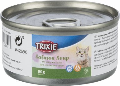 Trixie Salmon Soup przysmak w płynie dla kota kurczak i łosoś 80g