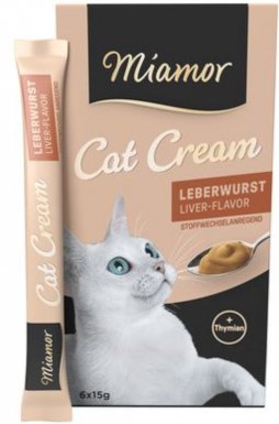 Miamor Cat Confect Leberwurst Cream z wątróbką 6x15g