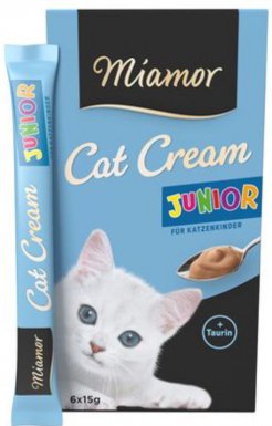 Miamor Cat Cream Junior Taurin 6x15g 
