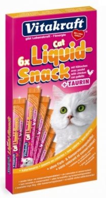 Vitakraft Cat Liquid-Snack z Kurczakiem 6x15g