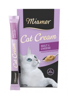 Miamor Cat Confect Malt Kase Hairball 6x15g