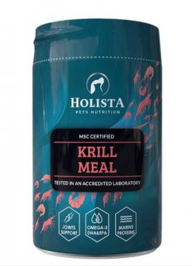Holista Krill Meal Mączka z kryla na serce, nerki, stawy, oczy, wzmacnia i dla seniorów