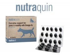 Nutravet Nutraquin for Dogs & Cats Codzienne wsparcie stawów i mobilności z Omega-3 27g