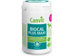 Canvit Biocal Plus Maxi For Dogs zdrowy rozwój kości, ścięgien i stawów u psów 230g