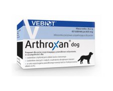 Arthroxan Dog dla osobników z dysfunkcjami układu kostno-stawowego 60 tabletek