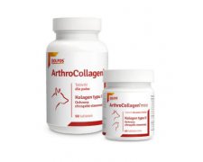 Dolvit ArthroCollagen Mini dla młodych psów i kotów w okresie intensywnego wzrostu oraz wspomagająco w zaburzeniach funkcjonowania stawów 60tabletek 