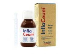 ScanVet Inflaceum syrop dla psów i kotów z tendencją do stanów zapalnych i dolegliwości bólowych 100ml