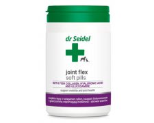 Dr Seidel Joint Flex Soft Pills miękkie kęsy z kolagenem rybim i kwasem hialuronowym dla psów i kotów 225g