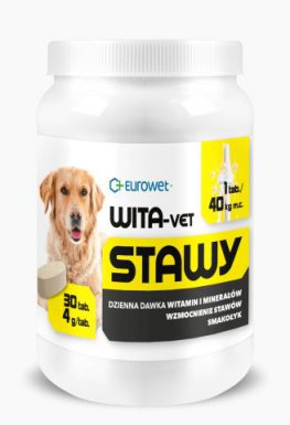 Wita-Vet Stawy wspomaga prawidłowe funkcjonowanie stawów tabletka 4g 30szt. 