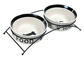 Trixie Eat on Feet Ceramic Bowl Set Zestaw misek ceramicznych dla psa