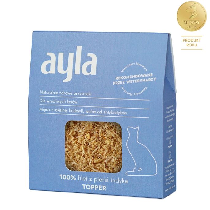 Ayla Topper Liofilizowany 100% filet z piersi indyka przysmak dla kota