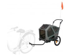 Trixie przyczepka rowerowa S z zawieszeniem do 25kg 64×92×80 / 130cm 