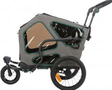 Trixie przyczepka rowerowa L z zawieszeniem do 45kg 80×103×98 / 147cm 