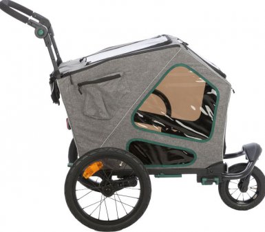 Trixie przyczepka rowerowa M z zawieszeniem do 35kg 71×95×85/138cm 