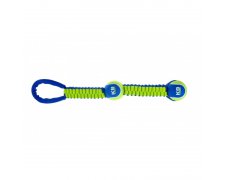 Zeus K9 Fitness Zabawka do przeciągania z 2 piłkami 53 cm