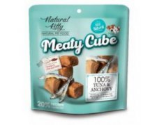 Natural Kitty Meaty Cube przysmak dla psa lub kota tuńczyk z anchois 60g