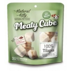 Natural Kitty Meaty Cube przysmak dla psa lub kota z tilapią 60g