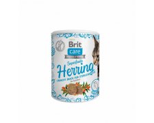 Brit Care Snack Herring Superfruits bezzbożowy przysmak dla sterylizowanych kotów 100g