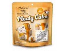Natural Kitty Meaty Cube przysmak dla psa lub kota z kurczakiem i dynią 60g