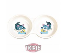 Trixie podwójna miska dla kota