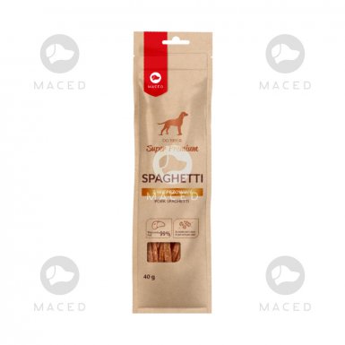 Maced Spaghetti z wieprzowiną przysmak dla psa 40g