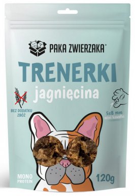Paka Zwierzaka Trenerki dla psów z jagnięciną 120g