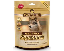 Wolfsblut Dog Squashies Wild Duck miękkie przekąski dla psów bez zbóż i glutenu, z dużą zawartością kaczki 300g