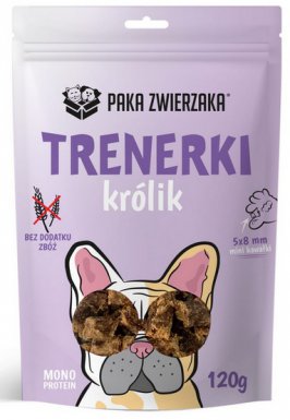 Paka Zwierzaka Trenerki dla psów z królikiem 120g