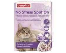 Beaphar No Stress Spot On krople uspokajające dla kotów 3 pipety